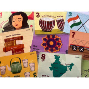 Hindi - English India Playdough Mats