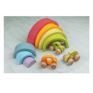 Rainbow Stacker & Cars Combo