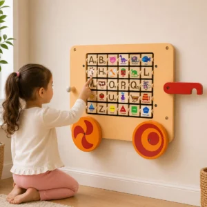 Kidstack Wall Board - Alphabet Wagon