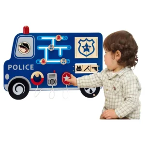 Kidstack Wall Board - Police Truck